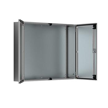 WallMt IP66 2Dr SS Enc w Pnl