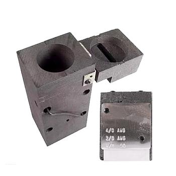 Molde Soldadura Exotérmica Tipo L, Tope de Varilla 5/8" para Cable 2/0 AWG - CTV-5/8R2/0