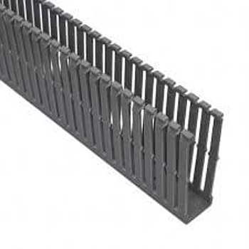 PANDUIT Conducto ranurado estrecho, PVC, 1 X 4 X 6 ' - F1X4LG6