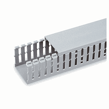 PANDITDucto para cables de ranura delgada Tipo F Panduct con tapa tipo C - FC1X2LG2