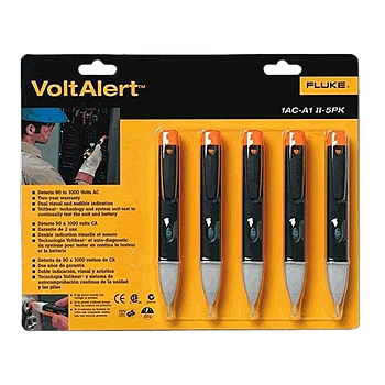 Comprobador de voltaje sin contacto Fluke, Voltalert 1Ac-A1-Ii, Paquete De 5 - FLK-1AC-A1-II-5PK