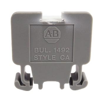 TERM BLCK Rail MTD 1P 55A Lg SCR WHT