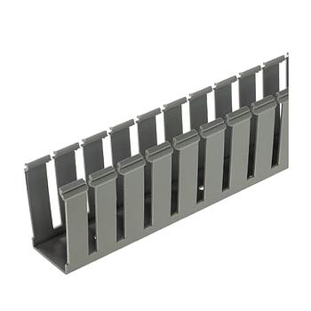 Slotted Duct, PVC,4"X2"X6',BLK