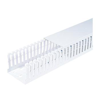 Slotted Metric Duct, PVC,100mm x 100mm x