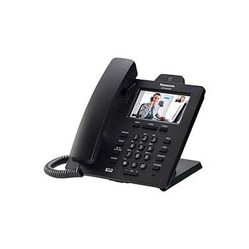 Video teléfono SIP ejecutivo, pantalla touch 4.3", PoE, bluetooth, 24 botones programables, compatible con Braodsoft, 2 puertos ethernet (GbE), color negro.