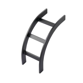 HOFFMAN Sección Curva para Rack, Metal, Negro - LOB12BLK