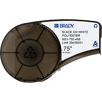 BRADY Etiquetas de laboratorio resistentes a solventes, Serie BMP21 Plus - M21-750-488