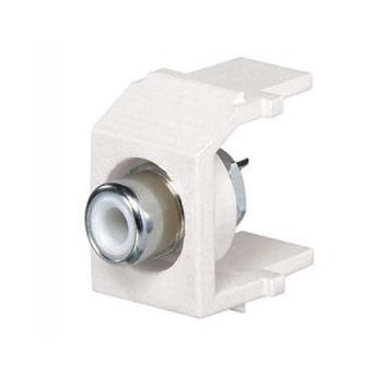 NK RCA Module, Solder Type, White Insert