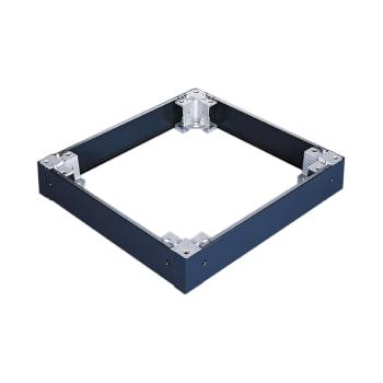 HOFFMAN Base de zócalo, Acero, Negro - P2BP186