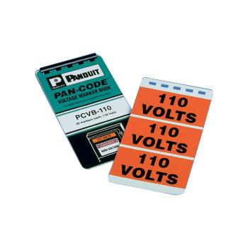 Voltage Marker Book, Vinyl, '480 VOLTS',