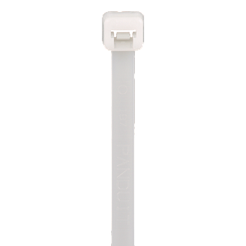 PANDUIT Cincho sujetacables con punta curva, Nailon 6.6, Color Natural, 100PZ - PLT4SC
