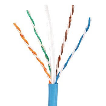 PANDUIT Cable de cobre UTP, categoría 6 mejorada, 4 pares, 23 AWG, 305 M, Azul - PUR6004BUY