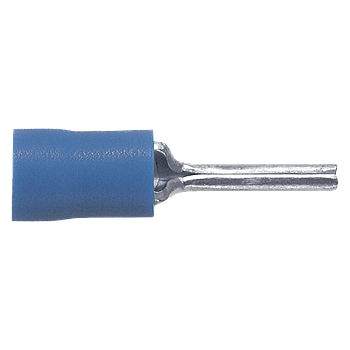 PANDUIT Terminal de clavija, con aislamiento de vinilo, 16 - 14, Azul - PV14P47C