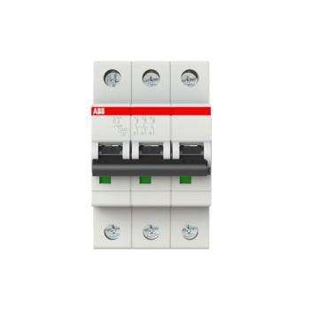 ITM 2 A, 3 Polos, Curva C, 6kA según IEC 60898 a 230/400 Vca, Accesoriable