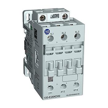 100-E MCS-E Contactor, 38A, AC3 duty, 24-60V AC 50/60Hz / 20-60V DC Electronic Coil, 0 N.O.  0 N.C.