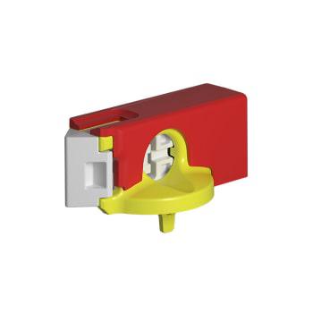 Padlockable Operating Knob,Red / Yellow, For 140MT, Mtr Protection Ckt-Br & 140UT Circuit Breaker