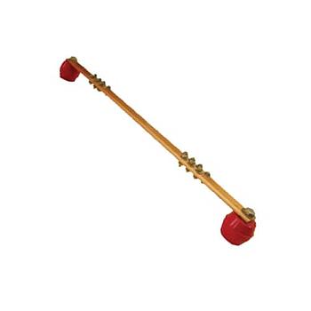 TOTAL GROUND Barra de unión y distribución de tierras, 550A, 20 orificios para conector - TGBUERACK