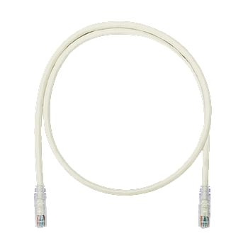 PANDUIT Cable de conexión UTP, Categoría 6, Conectores modulares TX6 PLUS, Blanco - UTPSP2Y