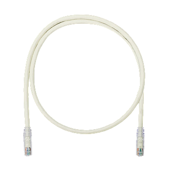 PANDUIT Cable de conexión UTP, Categoría 6, 24 AWG, Rendimiento Mejorado, Blanco - UTPSP5Y