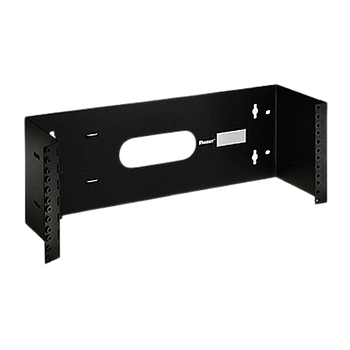 PANDUIT Soporte para pared con bisagras, 4 RU, Acero, negro - WBH4