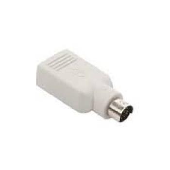 ADAPTADOR DE HEMBRA (JACK) USB TIPO "A" A CONECTOR MACHO (PLUG) MINIDIN (PS/2)