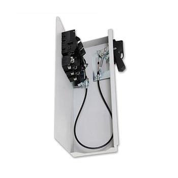 1494U DISCONNECT SWITCH ROD OR CABLE OPERATED, 100ACLASS J CLIPS, 600V, 100 A FUSIBLE SWITCH, 100 A CLIPS, CABLE LENGTH - 4 FT, PAINTED METAL HANDLE, PROTECTIVE COVER - FOR LINE AND LOAD