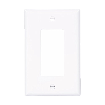 ARROW HART Placa de pared GFCI, Tamaño medio, Policarbonato, Blanco - PJ26W