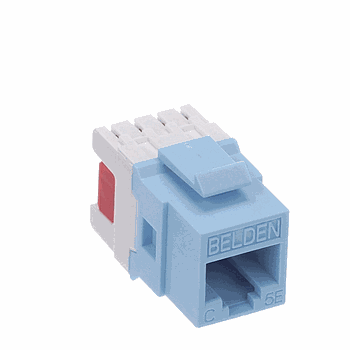 BELDEN Conector Jack RJ45 CAT5E T568A/B Azul - AX101315