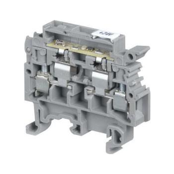 M4/8.SFD3 Screw Clamp Terminal Blocks - For 5 x 20 and 5 x 25 fuses - with blown fuse indicator - Grey