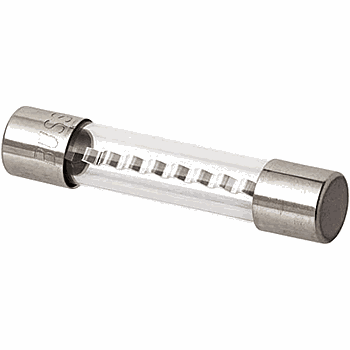 BUSSMANN FUSIBLE 1/4 X 1-1/4" TUBO DE VIDRIO ACCIÓN RÁPIDA 250 VOLTS CA (3AG) - AGC-3-2-10