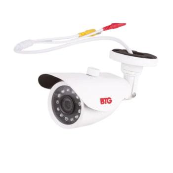 1080P AHD / TVI / CVI / Analog Bullet Camera, 1/3" CMOS, 3.6mm Fixed Lens, IR Up to 65 ft., Control Over Coax, OSD, 12VDC, White