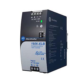 1606-XLB480E: BASIC POWER SUPPLY, 24-28V DC, 480 W, 100-240V AC INPUT VOLTAGE