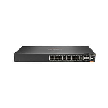 ARUBA6200FSwitch, 24 puertos, PoE+ 370 Watts, 4 puertos de Fibra SFP+ 1G/10G - JL725A