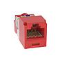 PANDUIT Módulo universal de 8 posiciones, 8 hilos. Rojo - CJ5E88TRD